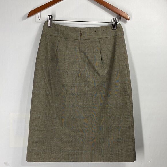 3For$20 Banana Republic Glen Check Tan/Blue size: 0 - Picture 7 of 8